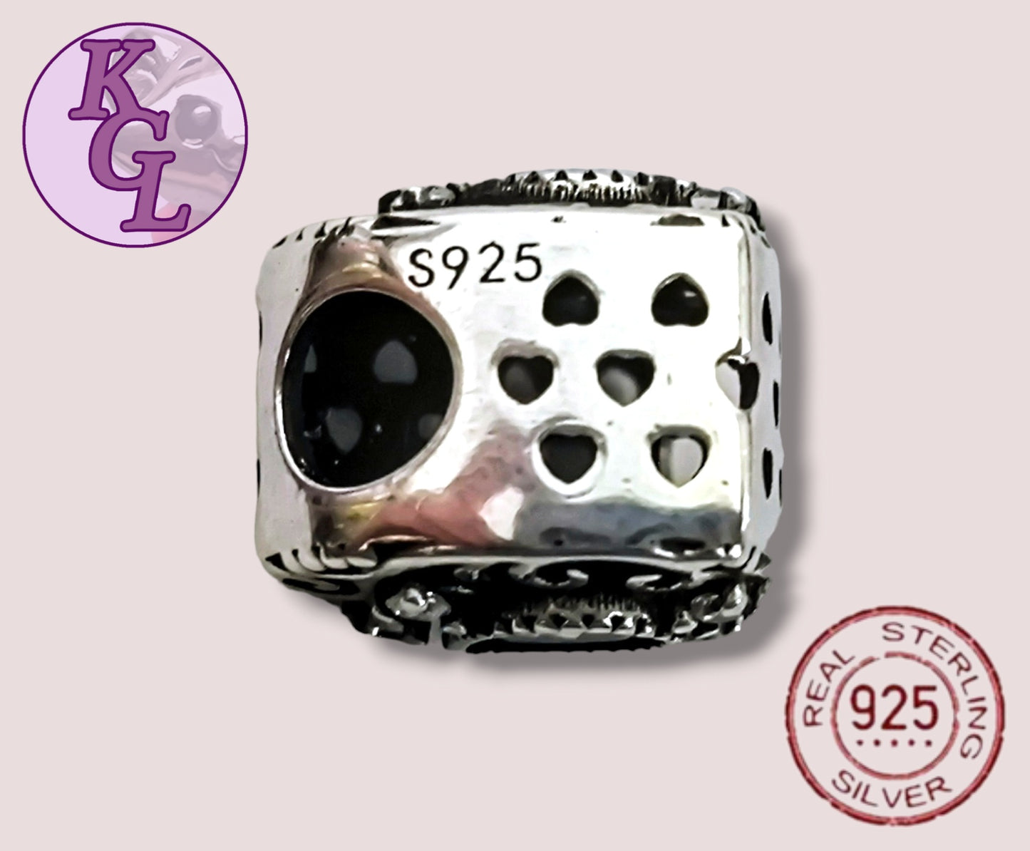 Coração de Zircão Rosa